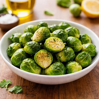 Steamed sprouts