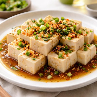 Steamed tofu