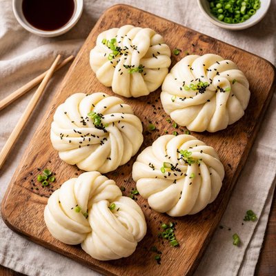 Steamed twisted rolls