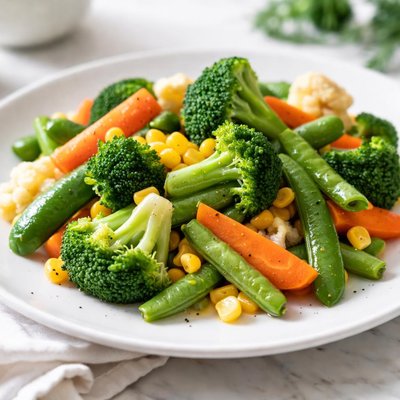 Steamed vegetables