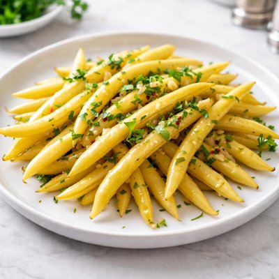 Steamed yellow beans