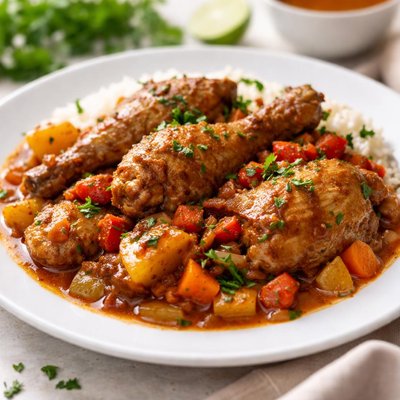 pollo guisado
