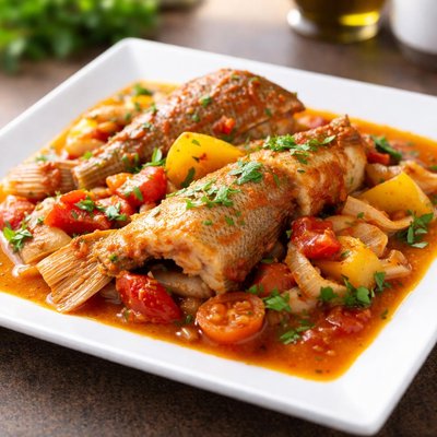 Pescado guisado