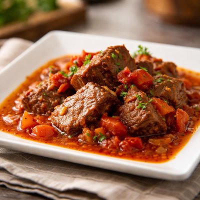 番茄炖牛腩