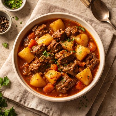 土豆炖牛肉