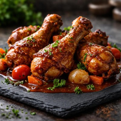 Stewed drumsticks
