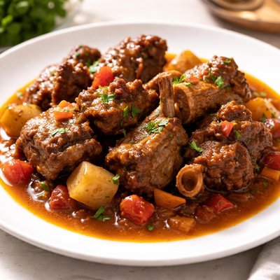 Stewed goat meat