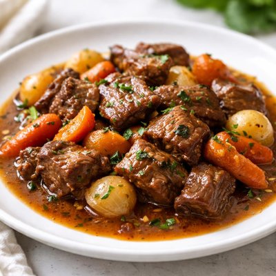 Stewed lamb