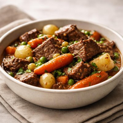 Stewed meat with vegetables