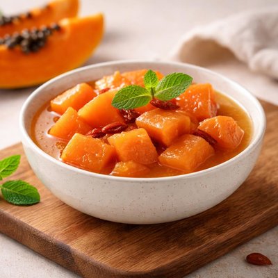 Stewed papaya