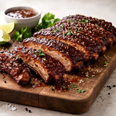 Sticky bbq ribs