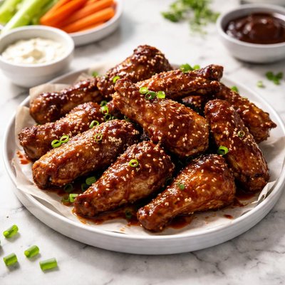 Sticky bbq wings