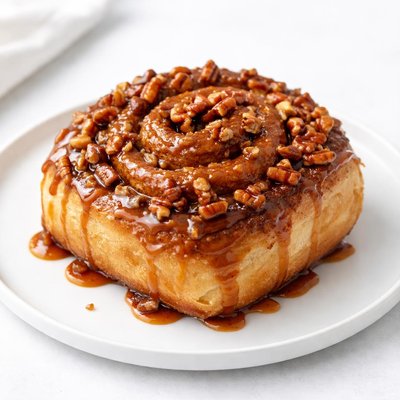 Sticky cinnamon bun