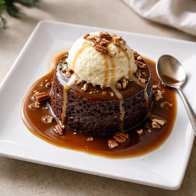Sticky toffe pudding