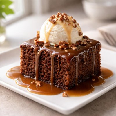 粘性焦糖布丁蛋糕