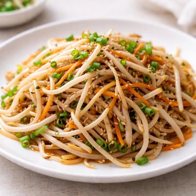 Stir-fried bean sprouts