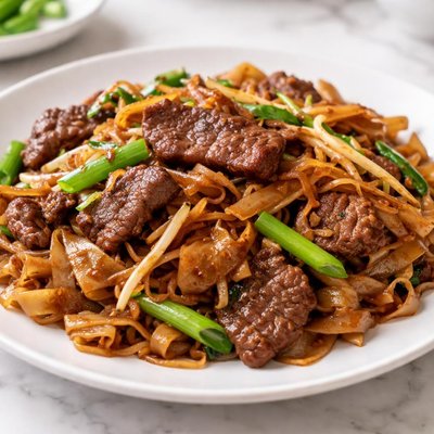 Stir-fried beef ho fun