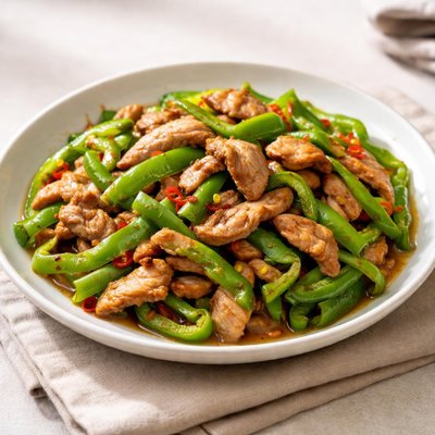 炒青椒猪肉