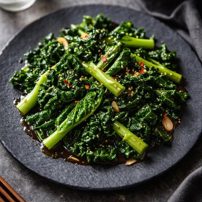 Stir-fried kale