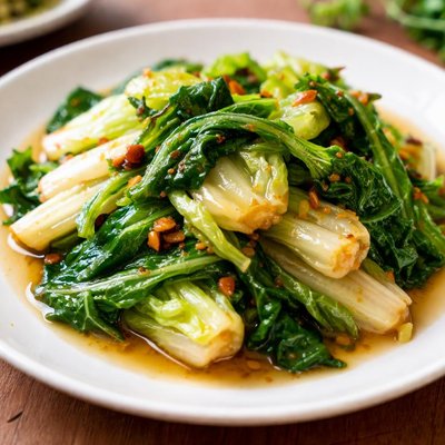 Stir-fried lettuce