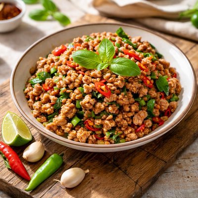 Stir-fried minced meat