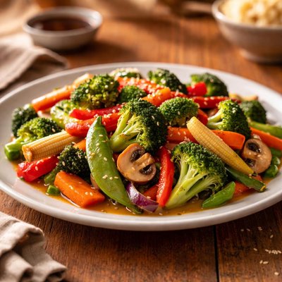 Stir-fried vegetable
