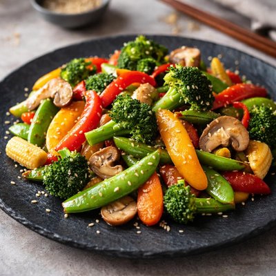 Stir-fried veggies