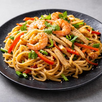 Stir-fry rice noodles