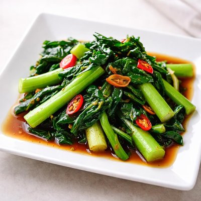 Stir fried asian kale