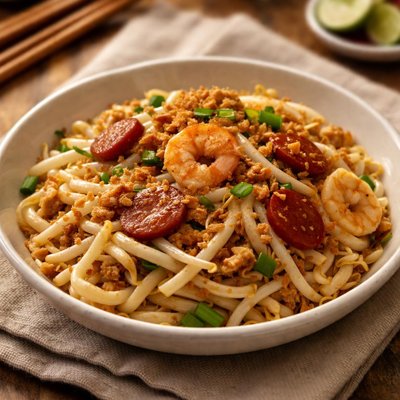 Stir fried bee tai mak