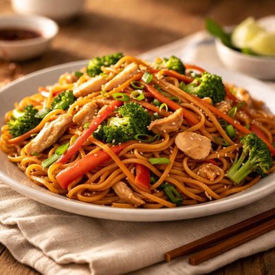 Stir fried chow mein