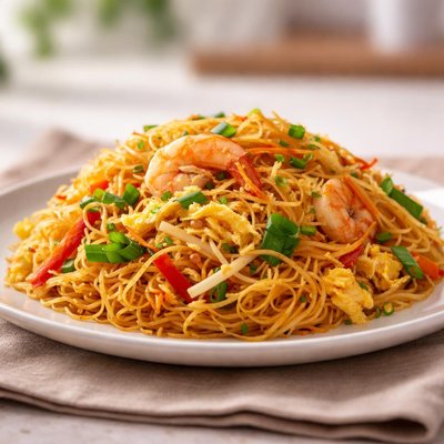 Stir fried corn vermicelli