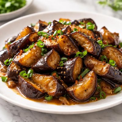 Stir fried eggplant