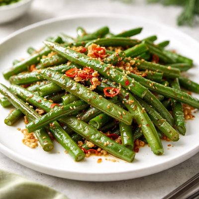 Stir fried green beans