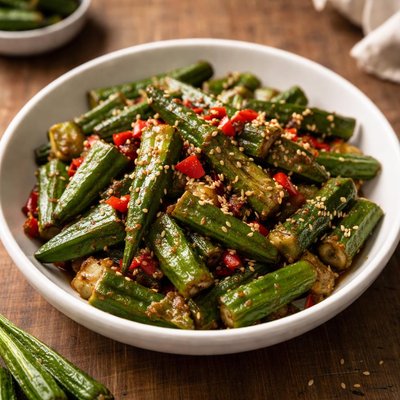 炒秋葵