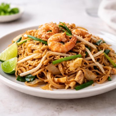 Stir fried rice noodles