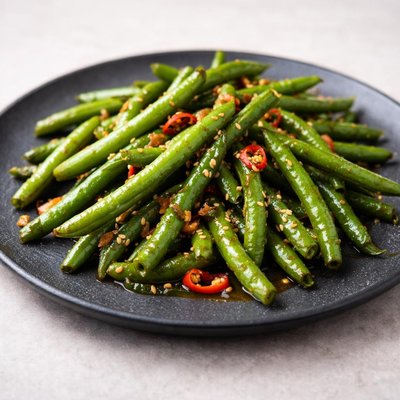 Stir fried string beans