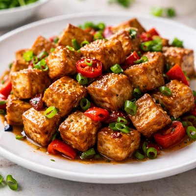 Stir fried tofu