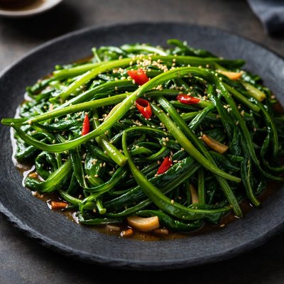 Stir fried water grass
