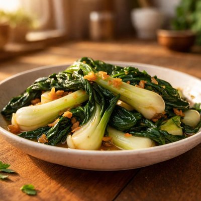 Stir fry bokchoy