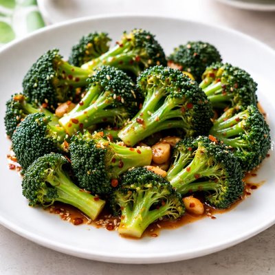 Stir fry broccoli