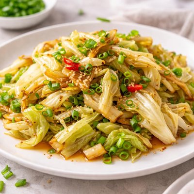 Stir fry cabbage
