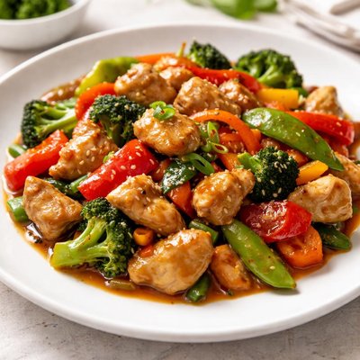 Stir fry chicken