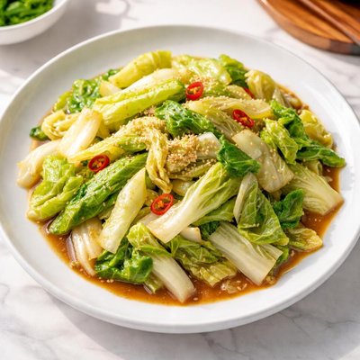 Stir fry chinese cabbage