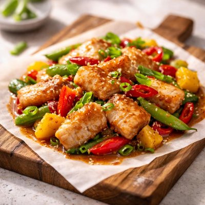 Stir fry fish