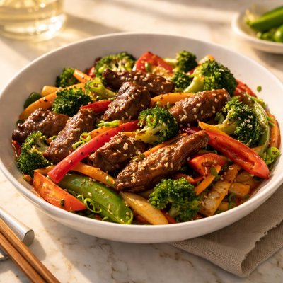 Stir fry meat