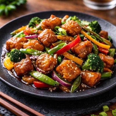 Stir fry soy protein