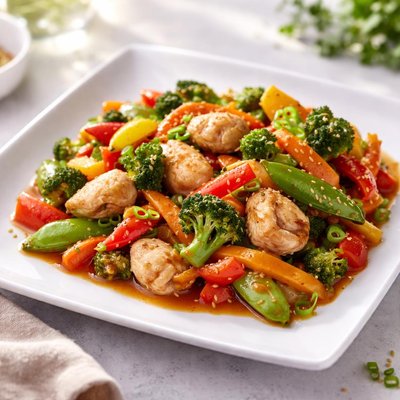Stir fry with chicken