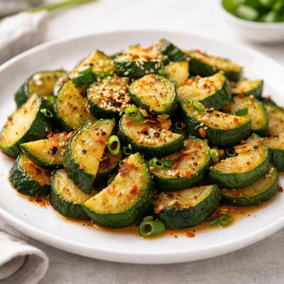 Stir fry zucchini