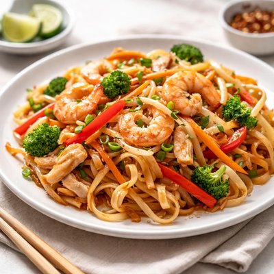 Stirfry rice noodles